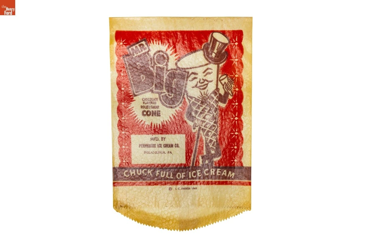 Mr. Big Ice Cream Cone Bag, circa 1948