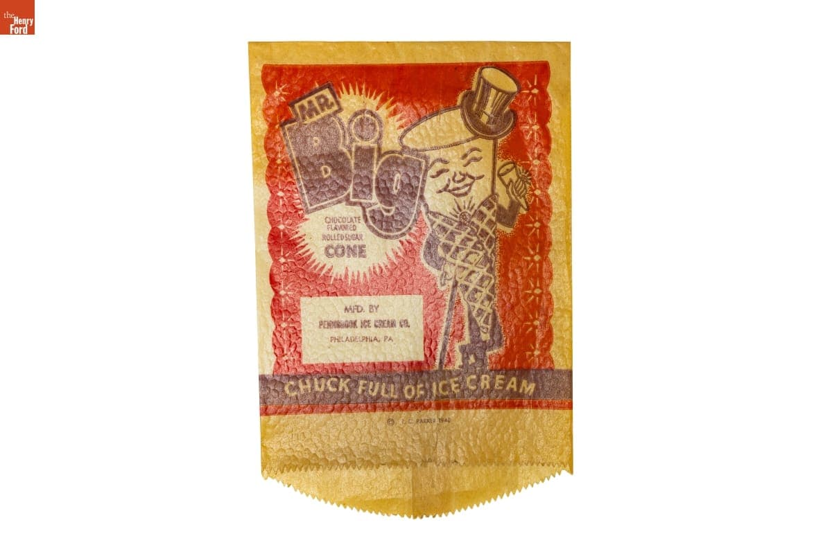Mr. Big Ice Cream Cone Bag, circa 1948