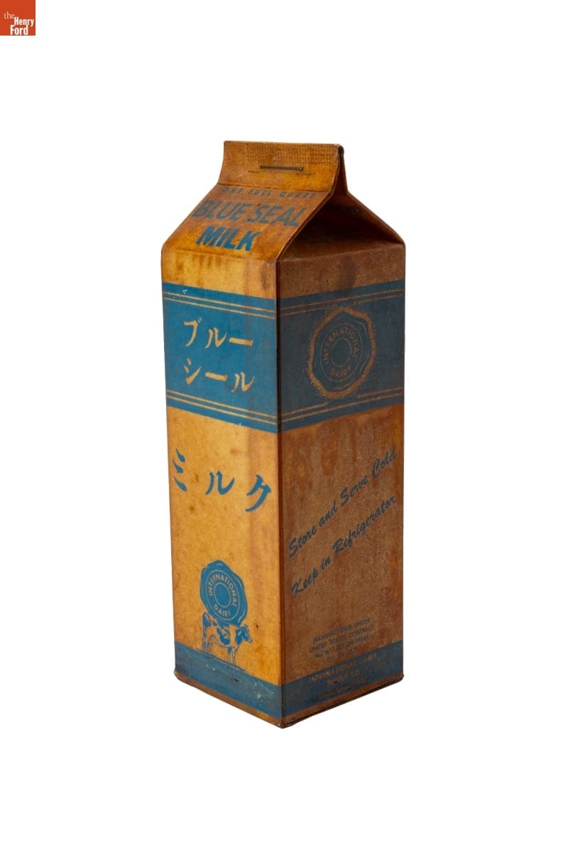 Blue Seal Milk Carton