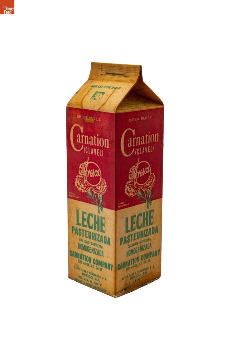 Carnation Milk Carton Used in Mexico City