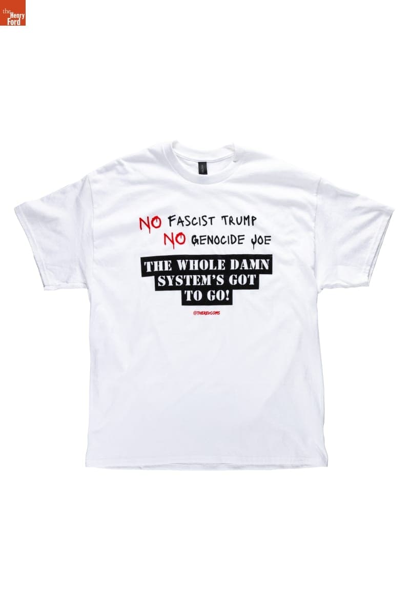 "No Fascist Trump / No Genocide Joe" T-Shirt, 2024
