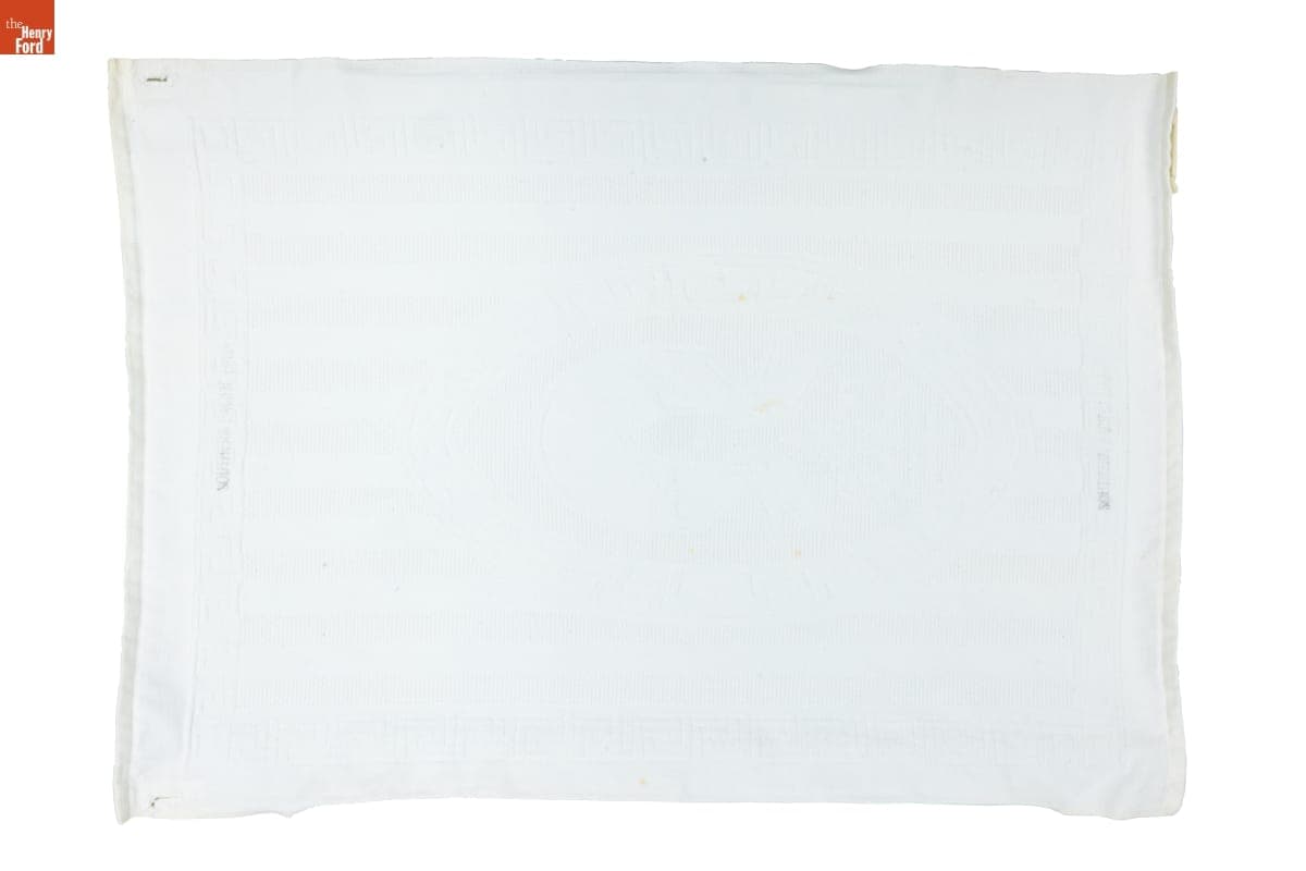 Hand Towel Used on Pullman Passenger Cars