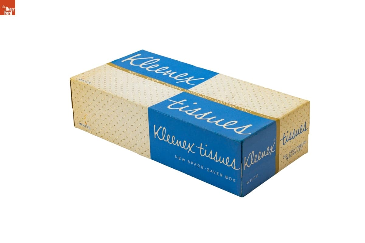 Box of Kleenex Facial Tissues, 1955