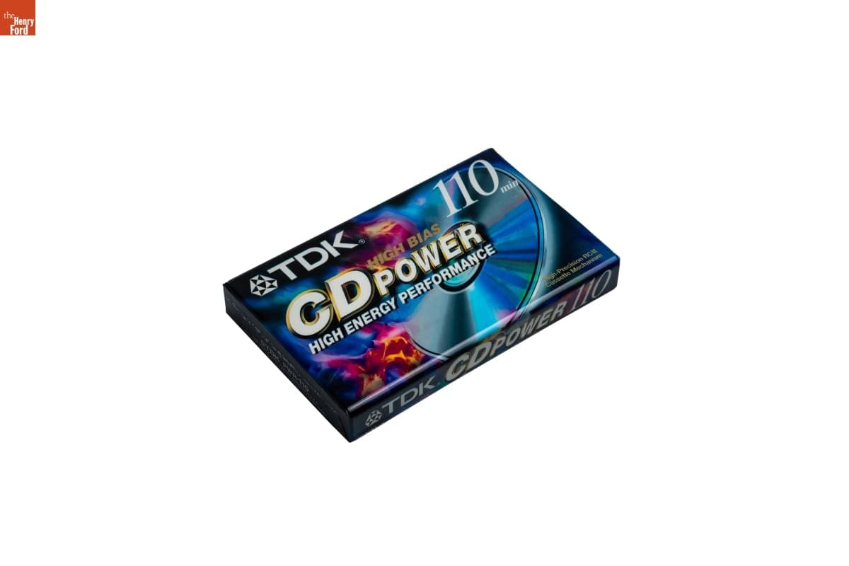 Box of TDK CD Power 110 Blank Audio Cassette Tapes