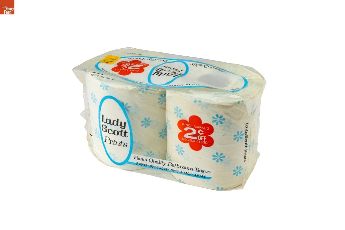 Lady Scott Toilet Paper, circa 1964