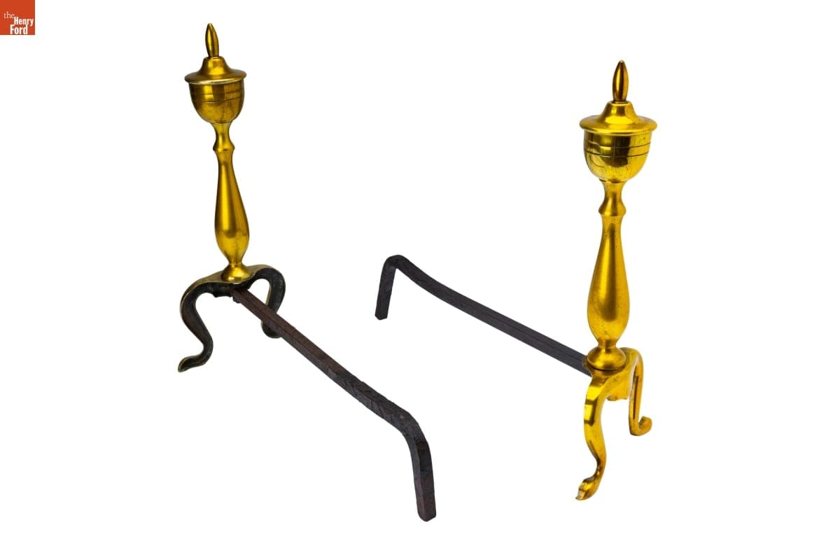 Set of Andirons Used by the Jackson Family, Selma, Alabama