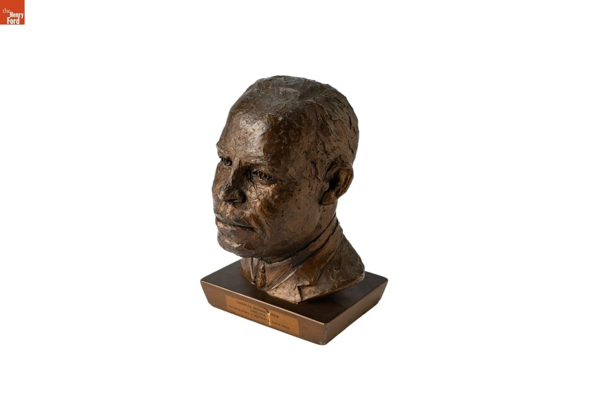 Plaster Bust of Charles Richard Drew