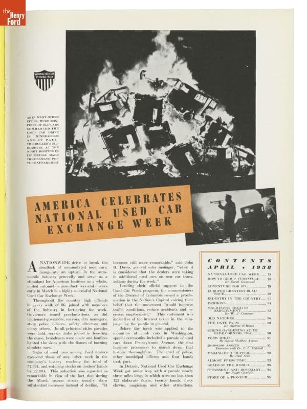 Bound Volume, "Ford News," January-December 1938