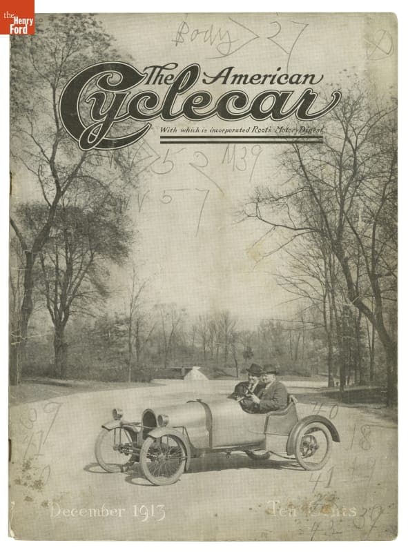 "American Cyclecar" Magazine for December 1913