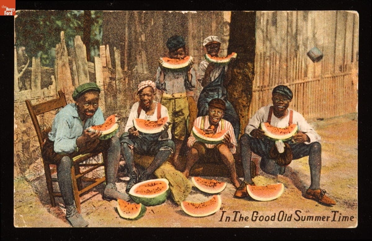 Postcard, "In the Good Old Summertime," circa 1913