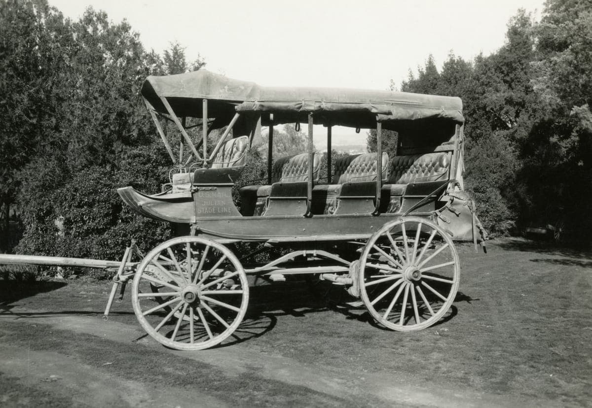 Julian Stage Line Stage Wagon, circa 1906