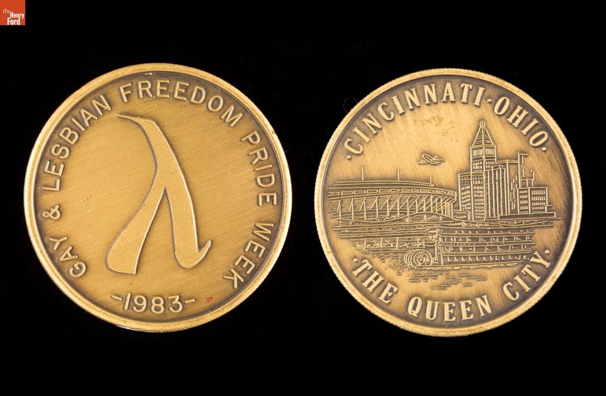 Gay & Lesbian Freedom Pride Week Commemorative Medallion, 1983