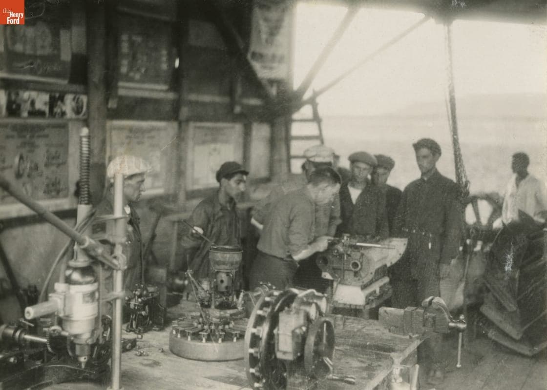 Fordson Tractor Repair Class, Russia, 1926