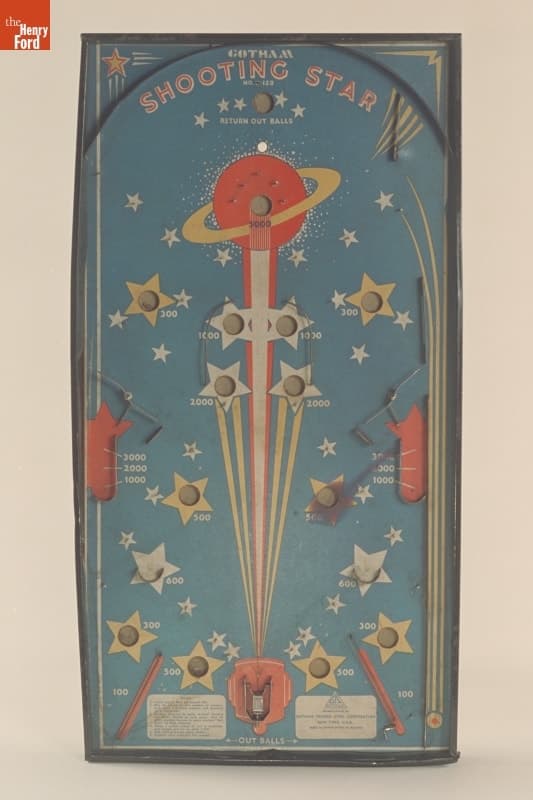 Shooting Star Bagatelle Game, 1939-1949