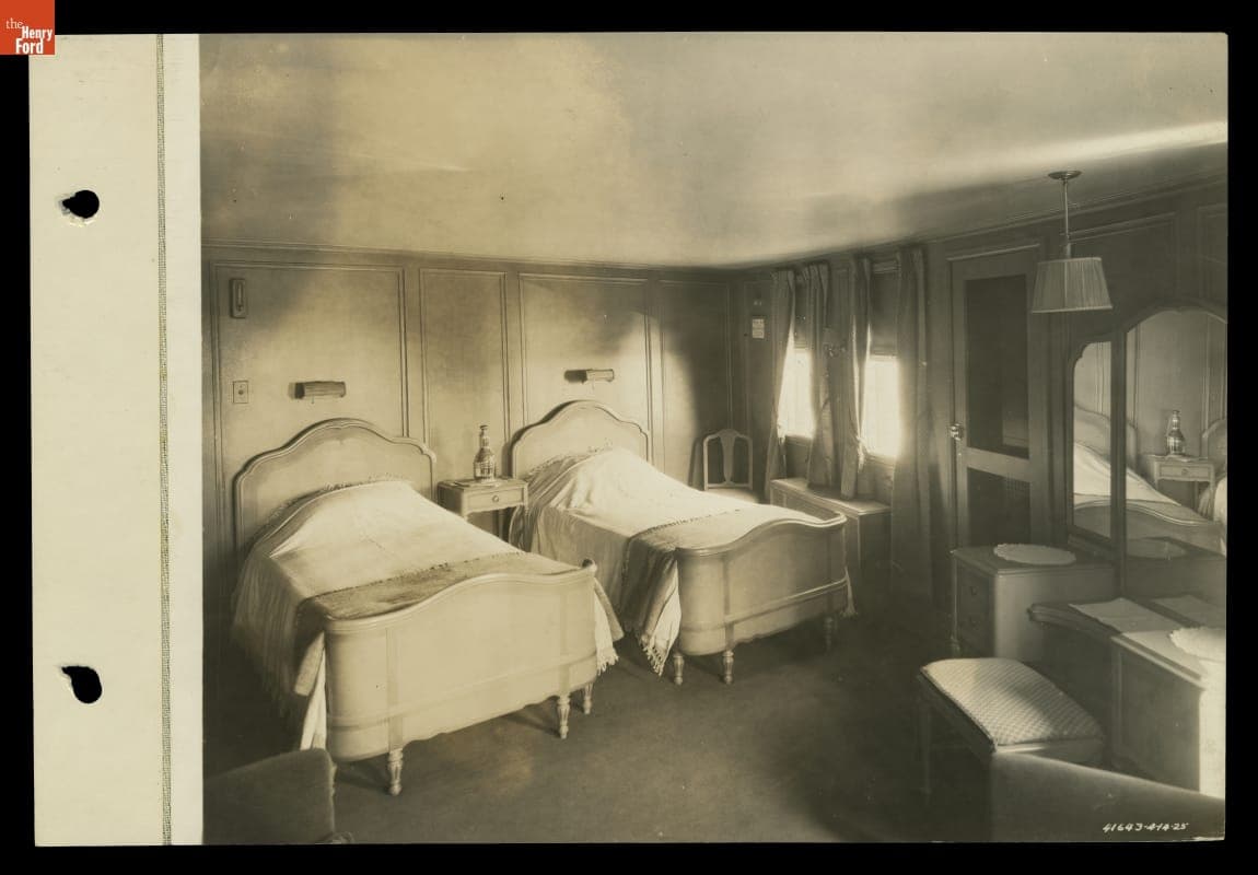 Guest Chamber on Freighter "Henry Ford II," 1925