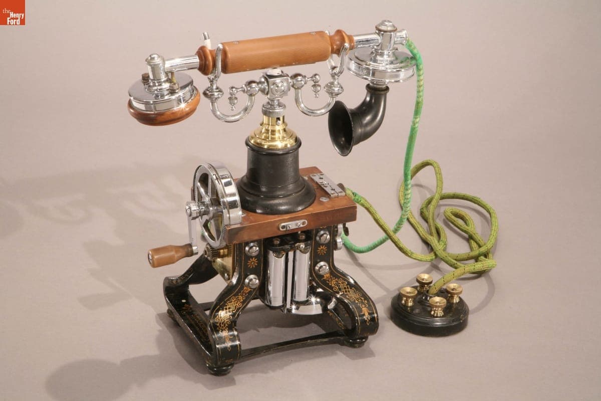 Ericsson "Eiffel Tower" Desk Stand Phone, 1897