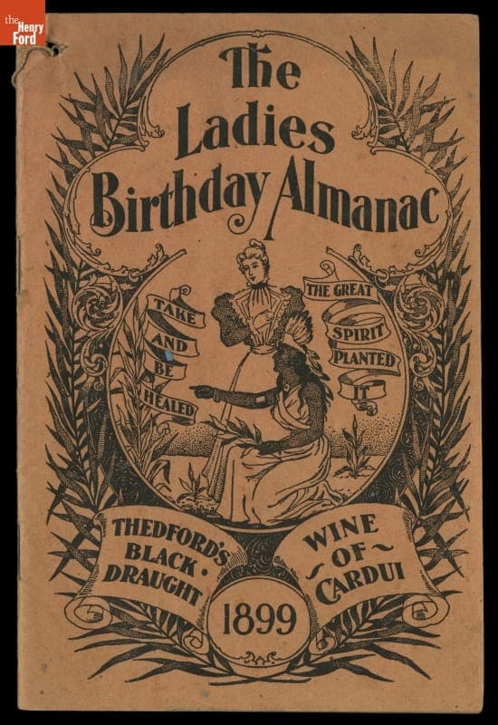 "The Ladies Birthday Almanac," Chattanooga Medicine Company, 1899