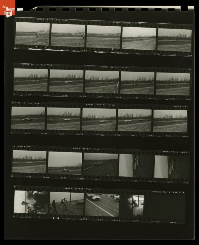 Contact Sheet, USRRC Races, Augusta, Georgia, February - March, 1964