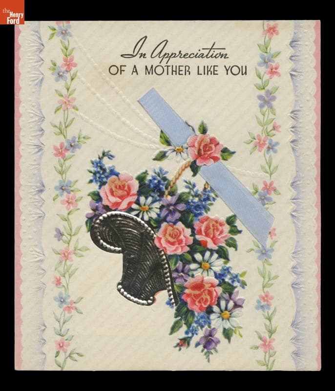 "In Appreciation of a Mother Like You" Mother's Day Card, 1960