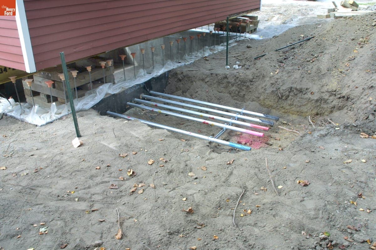 Dr. Howard's Office Being Relocated during the Greenfield Village Restoration Project, September-October 2002
