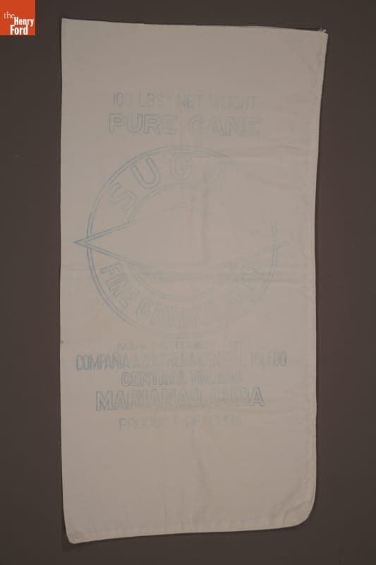 Pillowcase Made from a Sugar Sack by Susana Allen Hunter