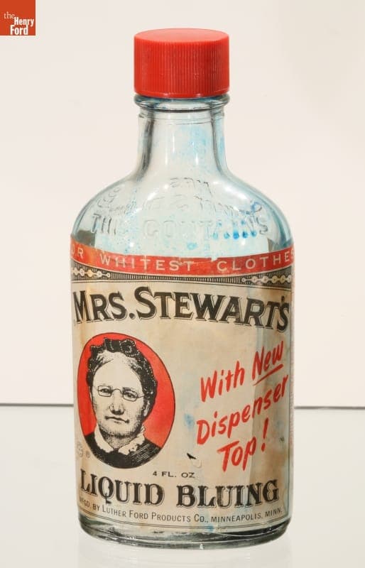 Mrs. Stewart's Liquid Bluing Used by Susana Allen Hunter, 1962-1975