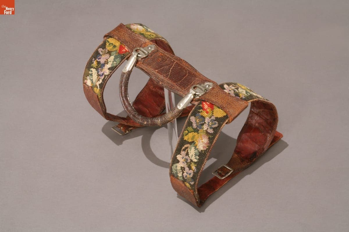 Embroidered Carrying Strap, 1850-1890