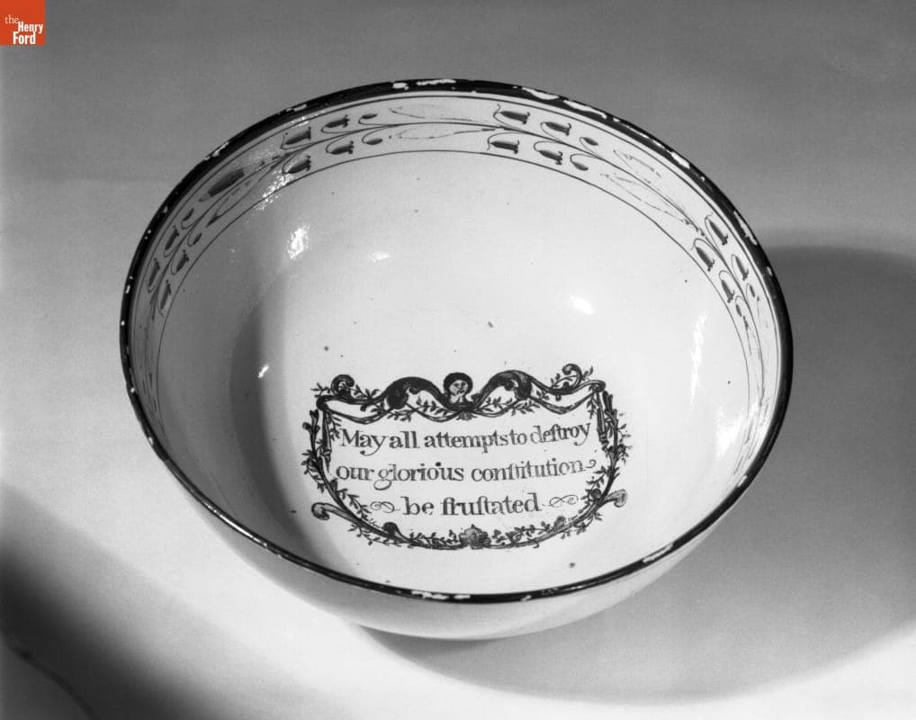 Pearlware Punch Bowl, 1790-1800
