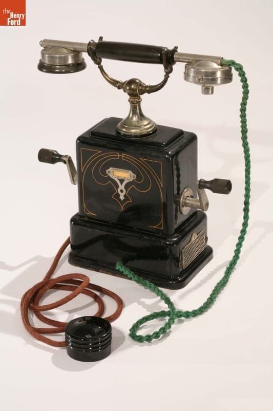 Two Magneto Desk Stand Telephone, 1910-1919