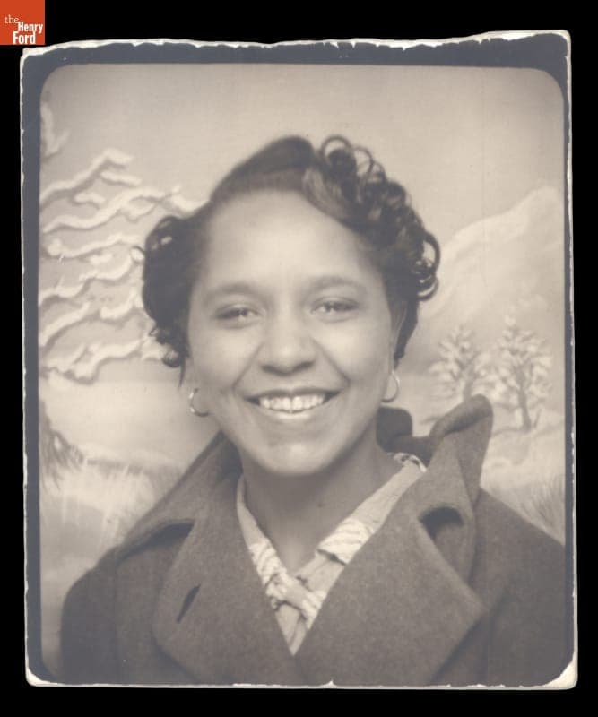 Photobooth Portrait of a Young Woman, 1945-1950