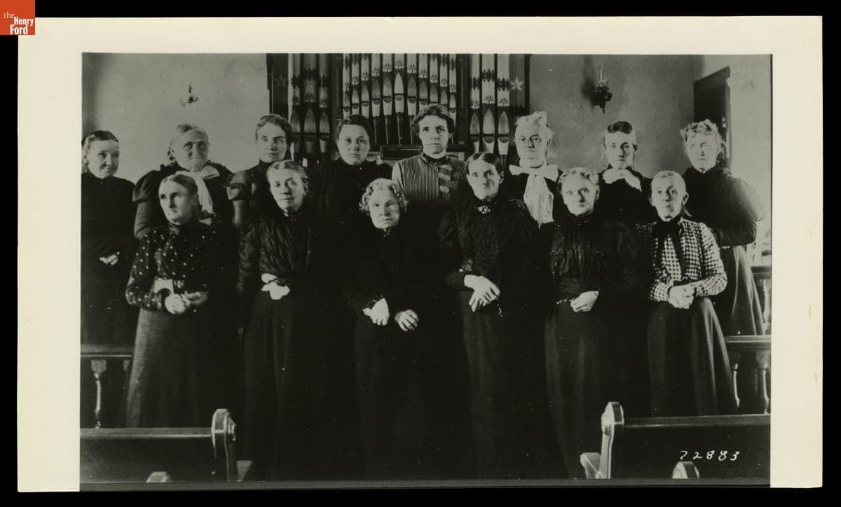 Women's Group at Christ Episcopal Church, Dearborn, Michigan, circa 1899