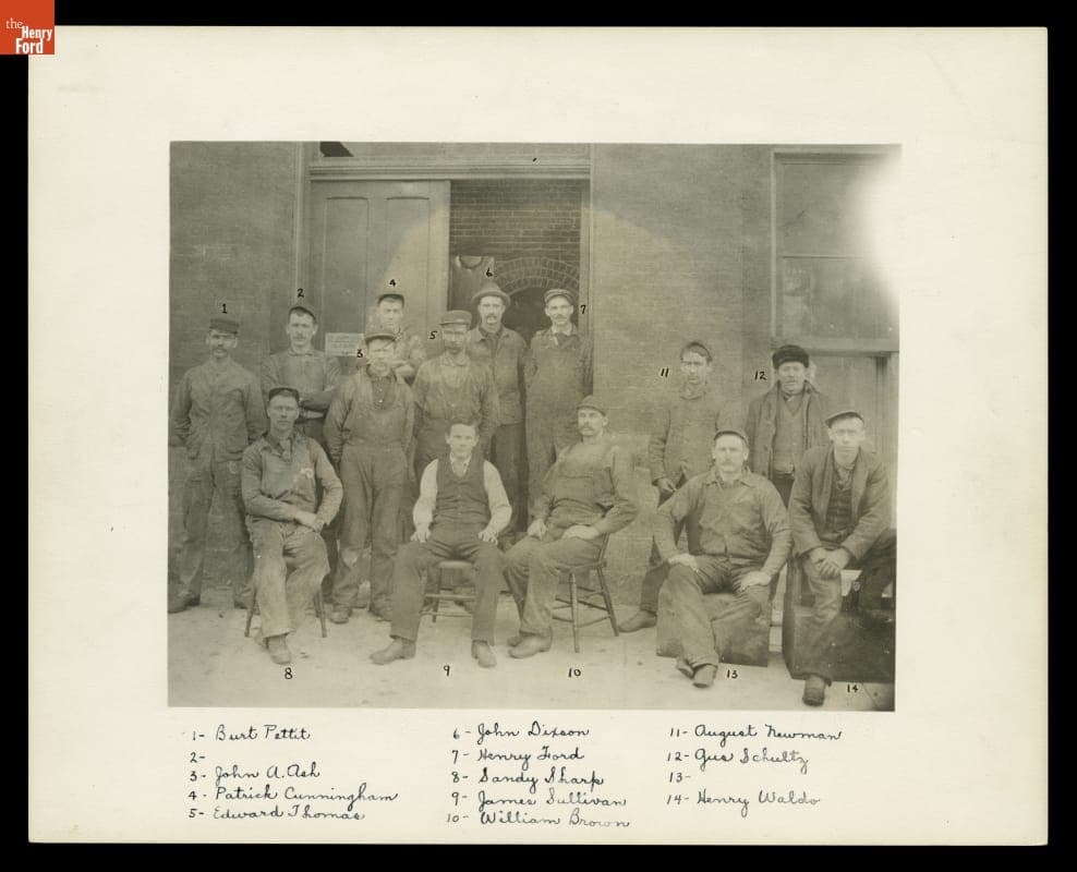 Henry Ford and Co-Workers at the Edison Illuminating Company of Detroit, Michigan, 1892-1893