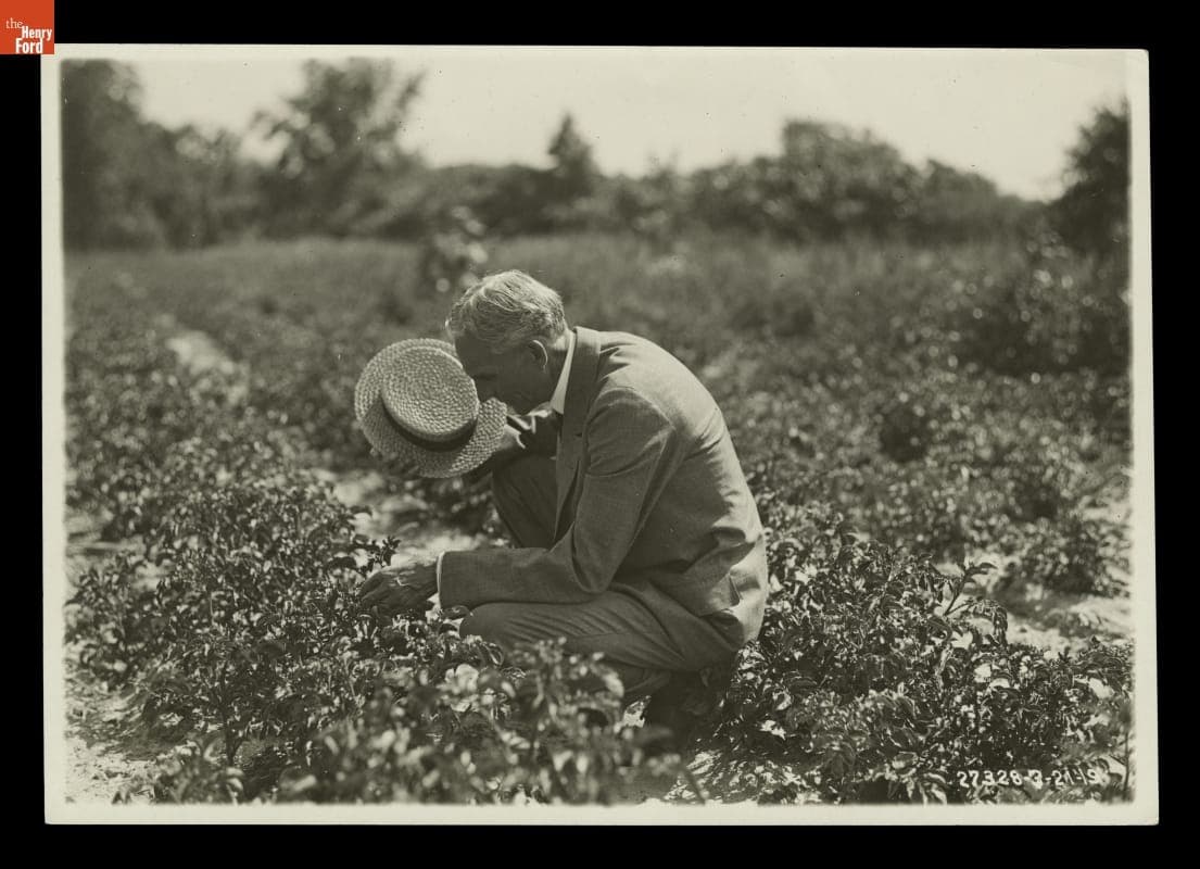 Henry Ford in Mount Clemens, Michigan, during the Chicago Tribune Libel Suit, 1919