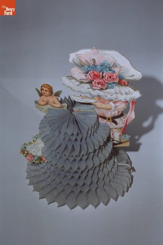 Three-Dimensional Valentine, "To Greet My Love," 1900-1920
