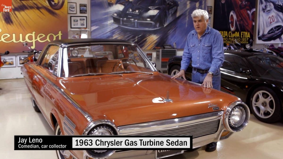 "1963 Chrysler Gas Turbine Sedan" Clip from Jay Leno's Garage (www.jaylenosgarage.com), 2011