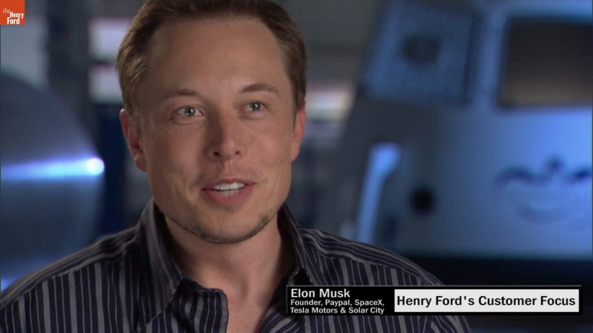 "Henry Ford's Customer Focus" Clip from Interview with Elon Musk, 2008