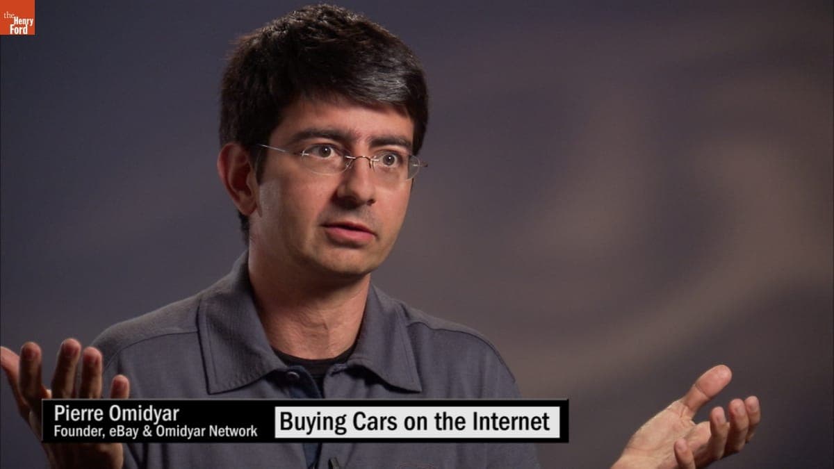 "Buying Cars on the Internet" Clip from Interview with Pierre Omidyar, 2008