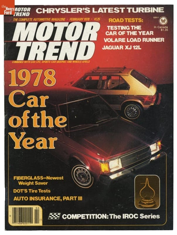 "Motor Trend" Magazine for February, 1978