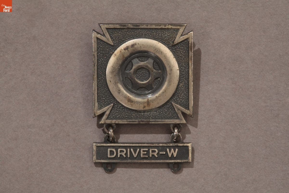 World War II Driver-W Badge, 1942-1945
