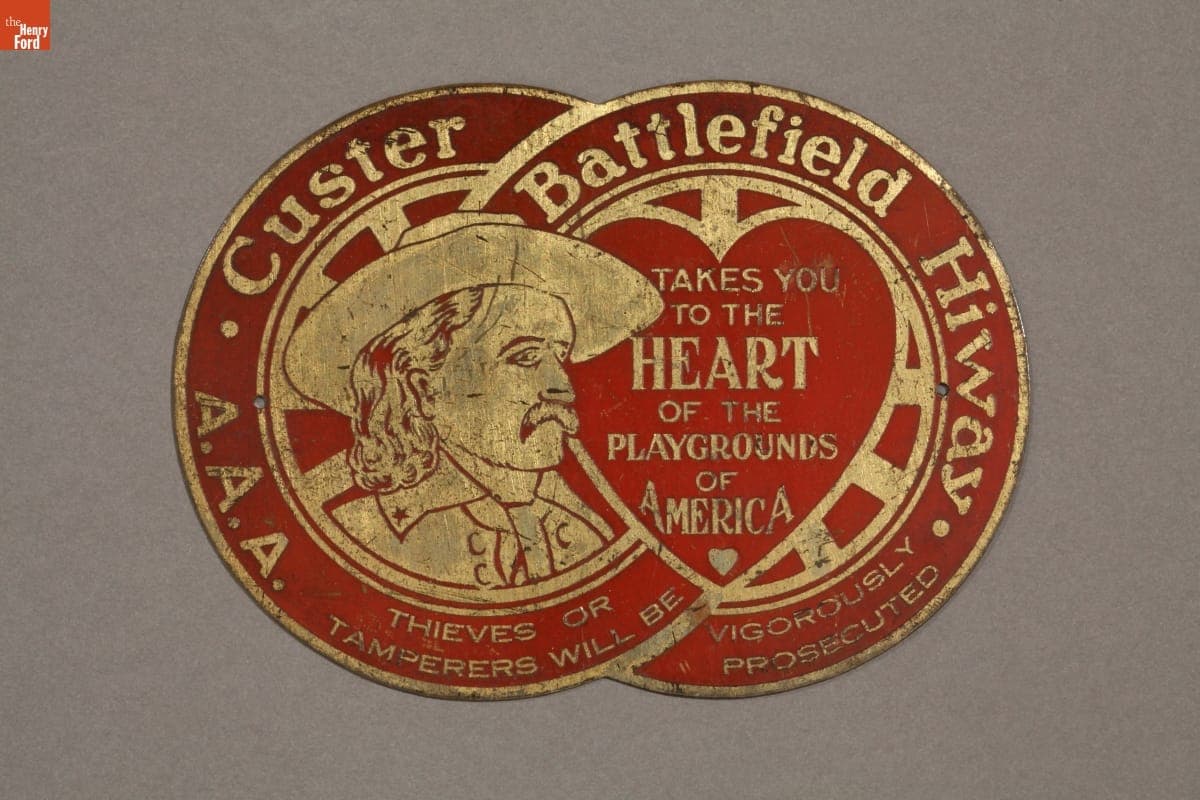 Custer Battlefield Highway Badge, 1920-1930