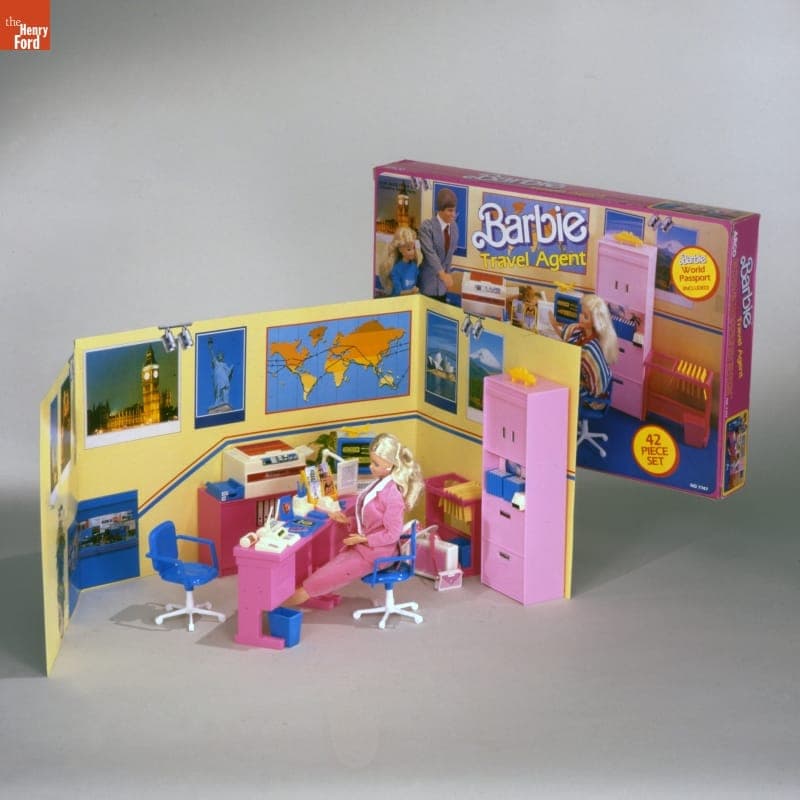 Barbie Travel Agent Play Set, 1986-1989