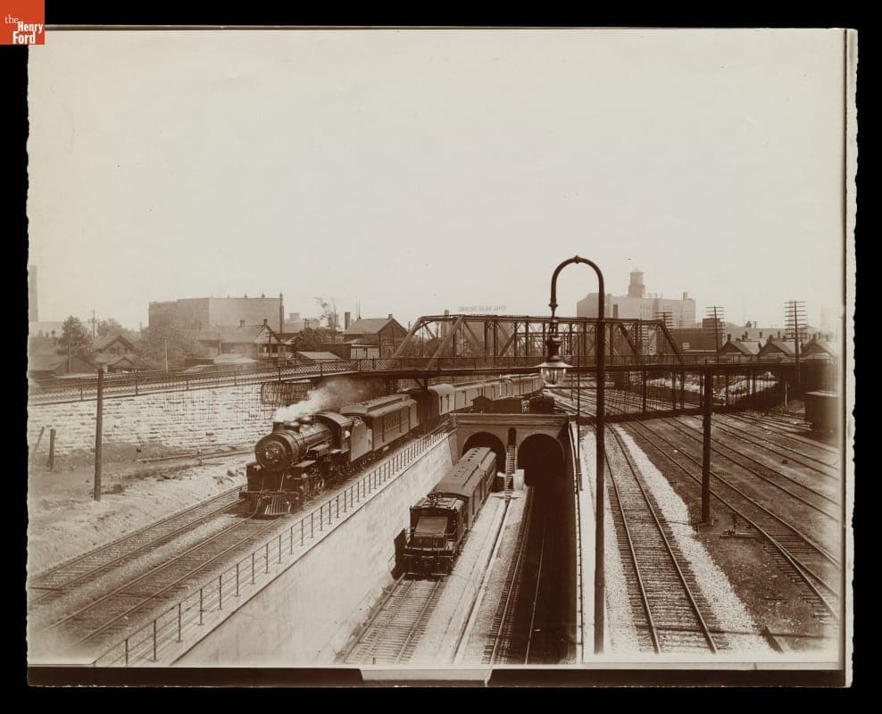 Michigan Central Railroad Tunnels under the Detroit River, circa 1915