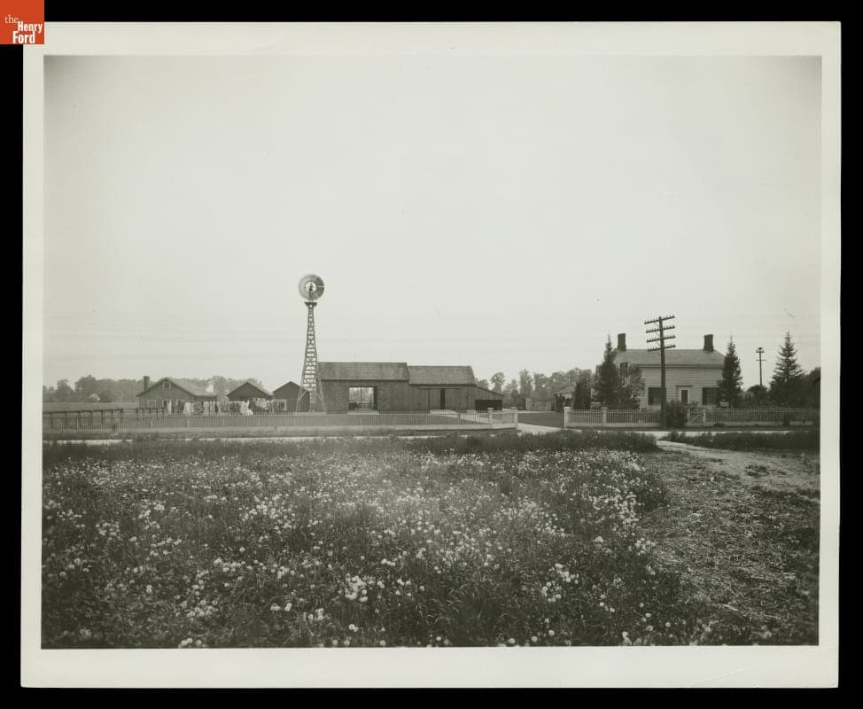 Ford Home (Henry Ford's Birthplace) at Its Original Location, Dearborn, Michigan, 1924