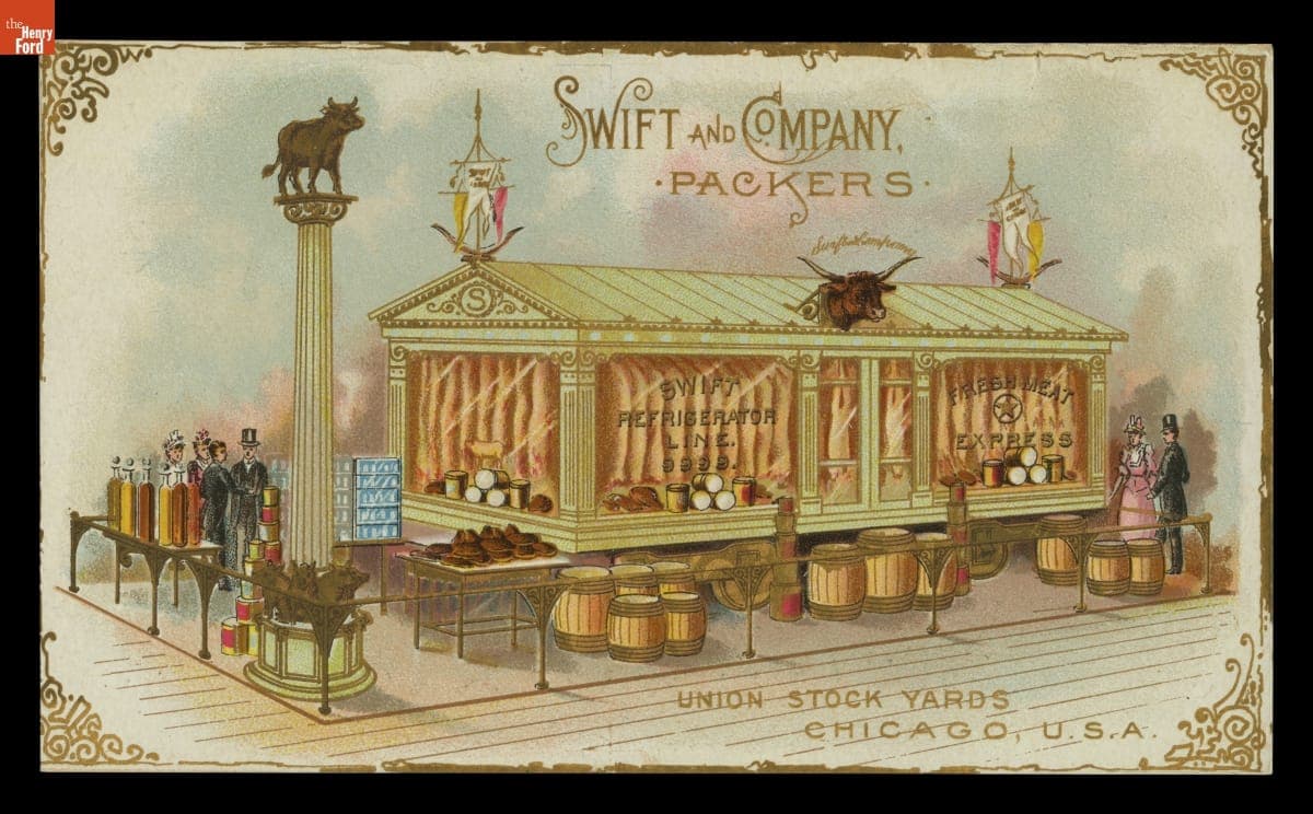 Trade Card for Swift and Company, Packers, at the World's Columbian Exposition, 1893