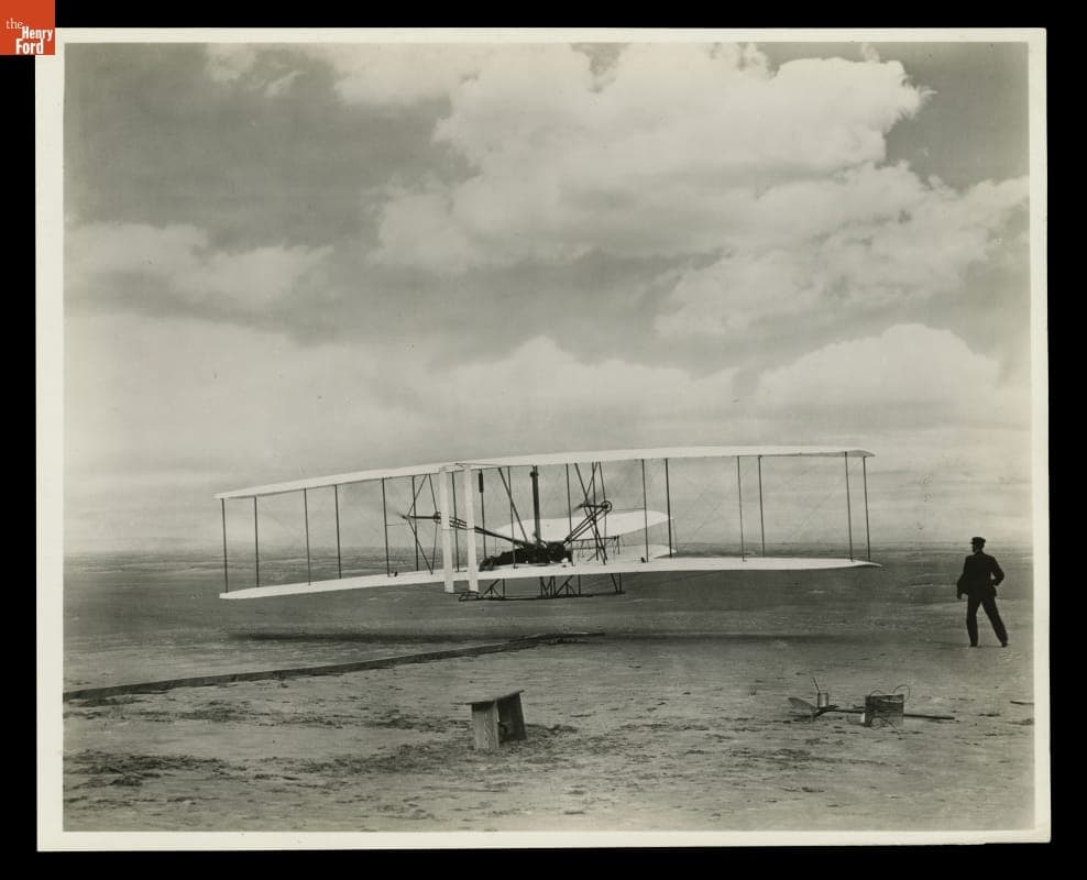 The Wright Flyer's First Flight, Kill Devil Hills, North Carolina, December 17, 1903