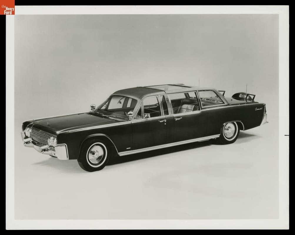 1961 Lincoln Continental Presidential Limousine after "Quick Fix," 1964