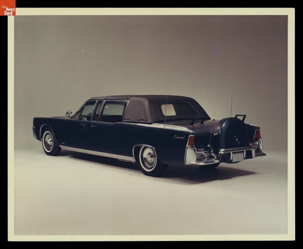 1961 Lincoln Continental Presidential Limousine after "Quick Fix," 1964