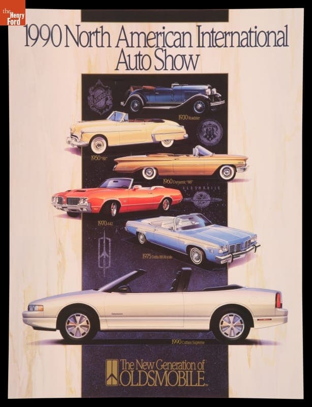 Advertising Poster, "1990 North American International Auto Show"