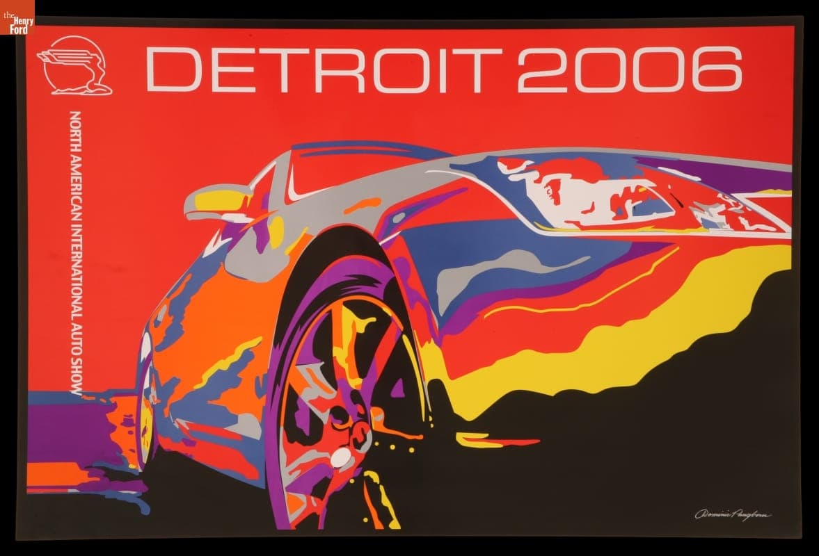 Auto Show Poster, "Detroit 2006: North American International Auto Show"