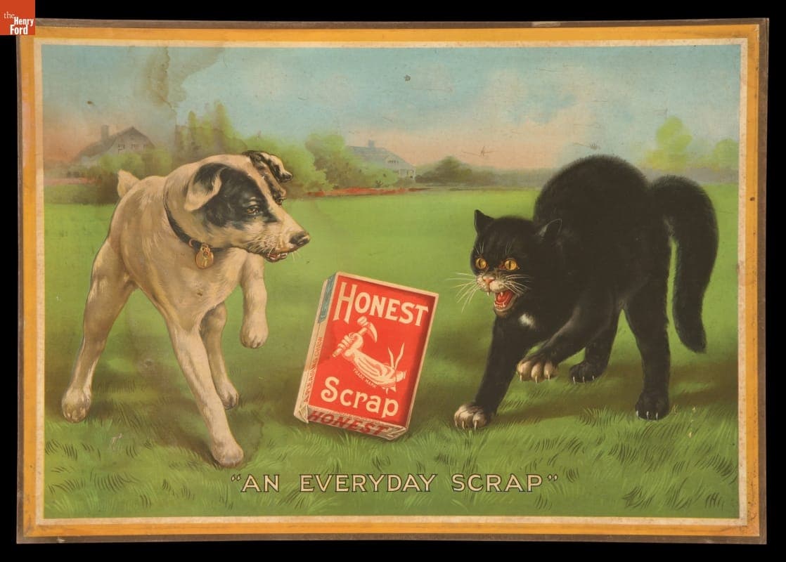 Advertising Poster, "An Everyday Scrap: Honest Scrap Tobacco," circa 1910